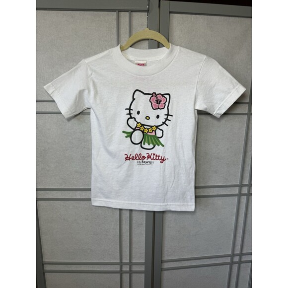 NWT Vintage 2003 Hello Kitty in Hawaii T-Shirt Y2K Sanrio Youth Small – Rare! - Picture 8 of 8
